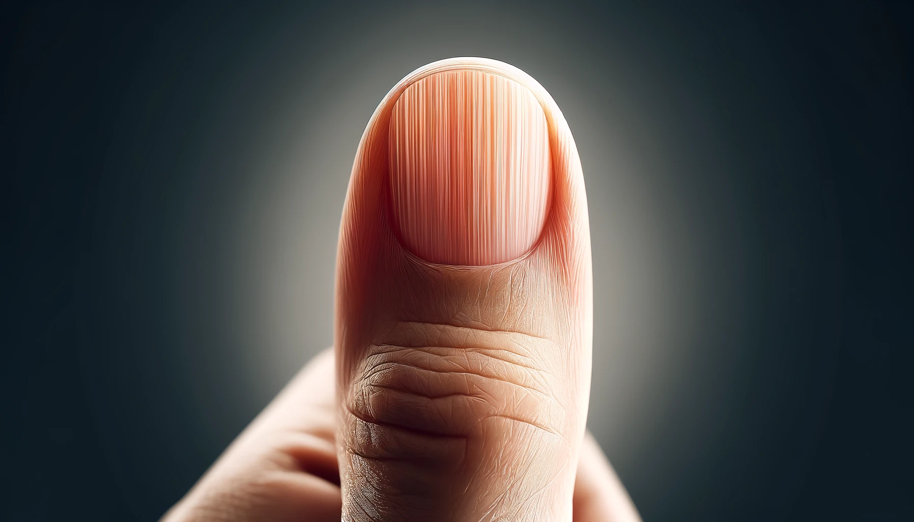 親指の爪だけに縦線が多い場合は腎機能に注意！