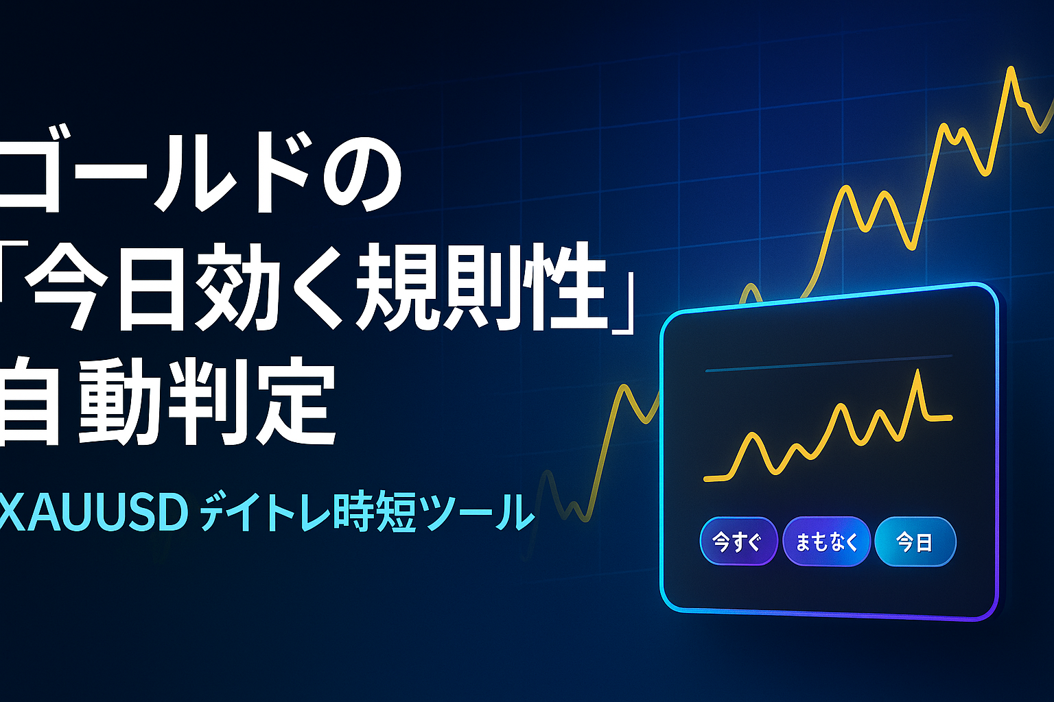 ゴールドの“今日効く規則性”を自動判定｜XAUUSDデイトレを時短する可視化ツール