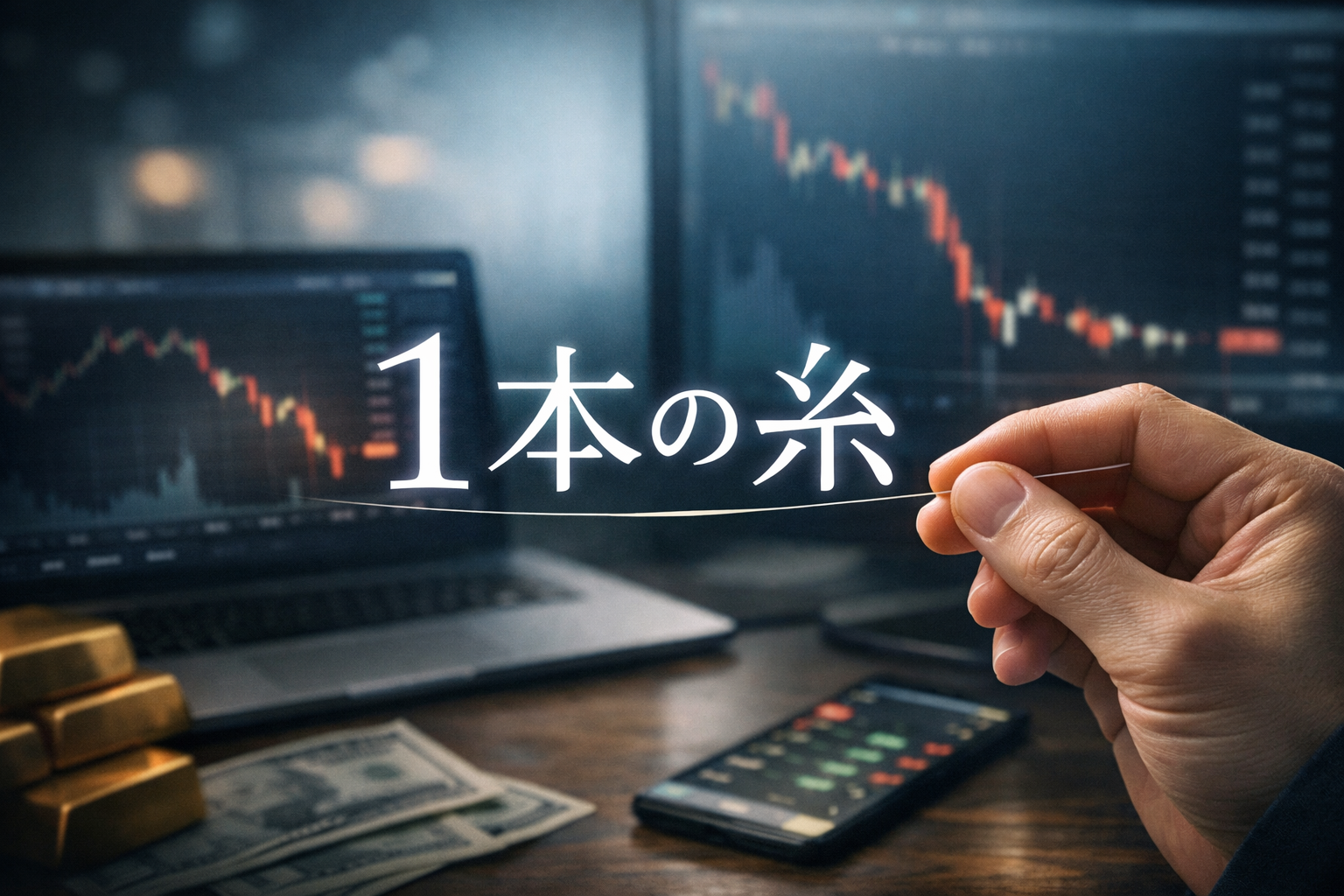 【警告】海外FXレバ1000倍×ゴールドで増やした人が“最後に全溶け”する唯一の理由(一本の糸の話)