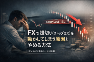FXで損切り（ストップロス/SL）を動かしてしまう原因とやめる方法｜メンタル対策も解説